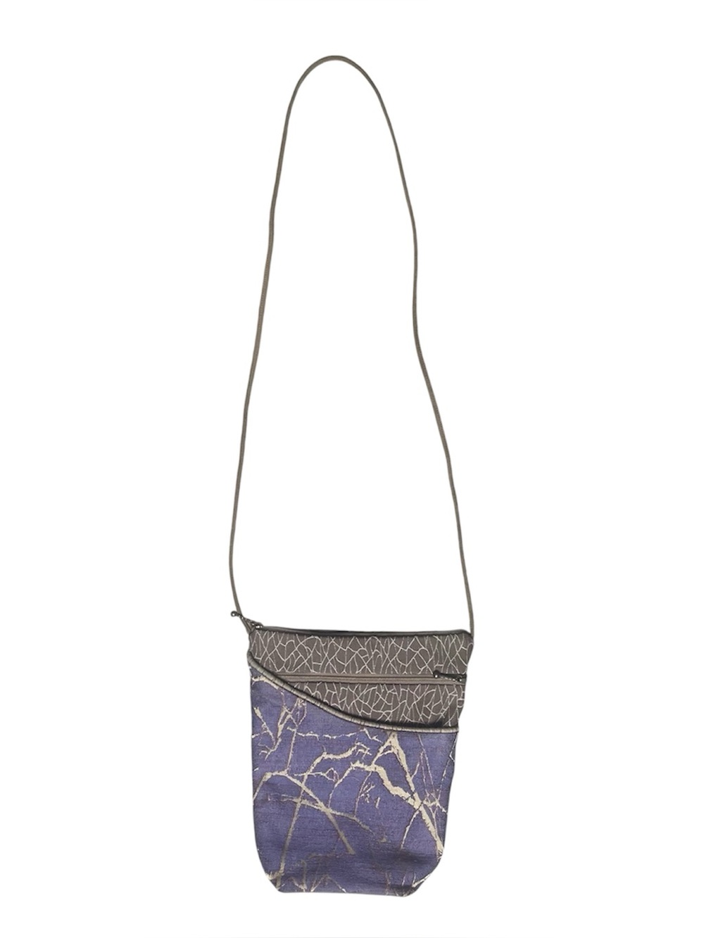 Maruca pocket bag small crossbody purse purple/tan